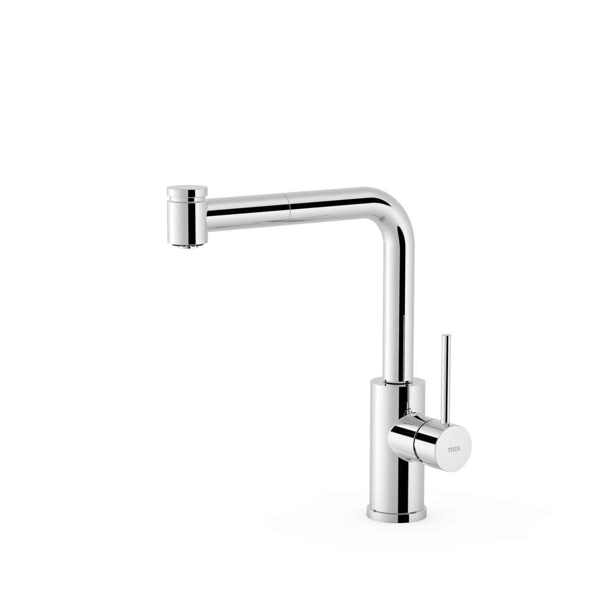 MONOMANDO FREG. VERTICAL C/DUCHA EXTRAIBLE CROMO